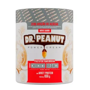 Pasta de Amendoim Chococo Branco (650g) Dr. Peanut