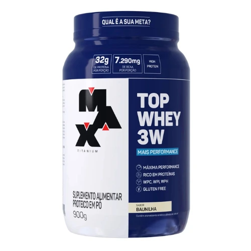 Top Whey 3W (900g) Max Titanium - Imagem 3