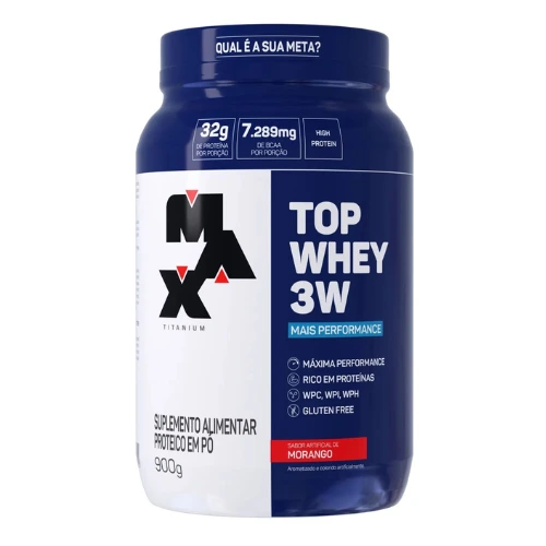 Top Whey 3W (900g) Max Titanium - Imagem 2