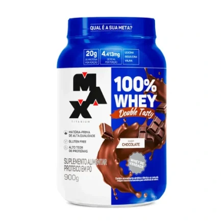 100% Whey Double Tasty (900g) Max Titanium