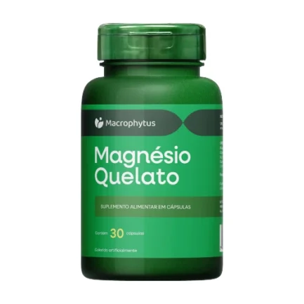 Magnésio Quelato (30 caps) Macrophytus