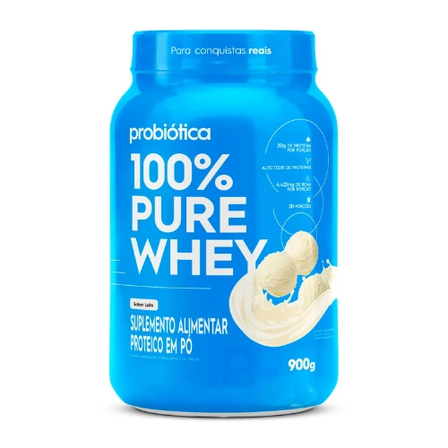 100% Pure Whey (900g) Probiotica - Imagem 3