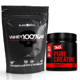 Whey 100% HD Refil (900g) + Creatinea (300g) 3VS